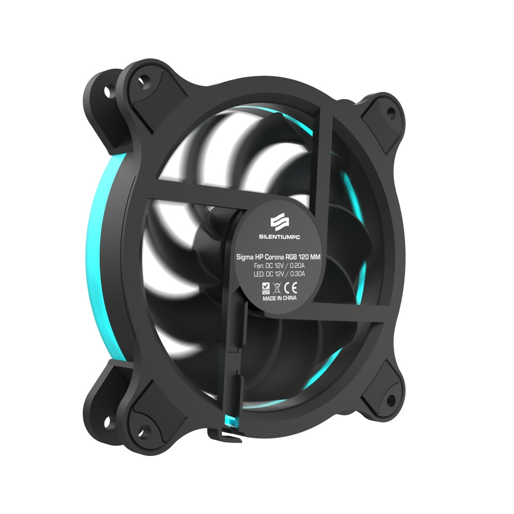 Wentylator SilentiumPC Corona HP RGB 120mm
