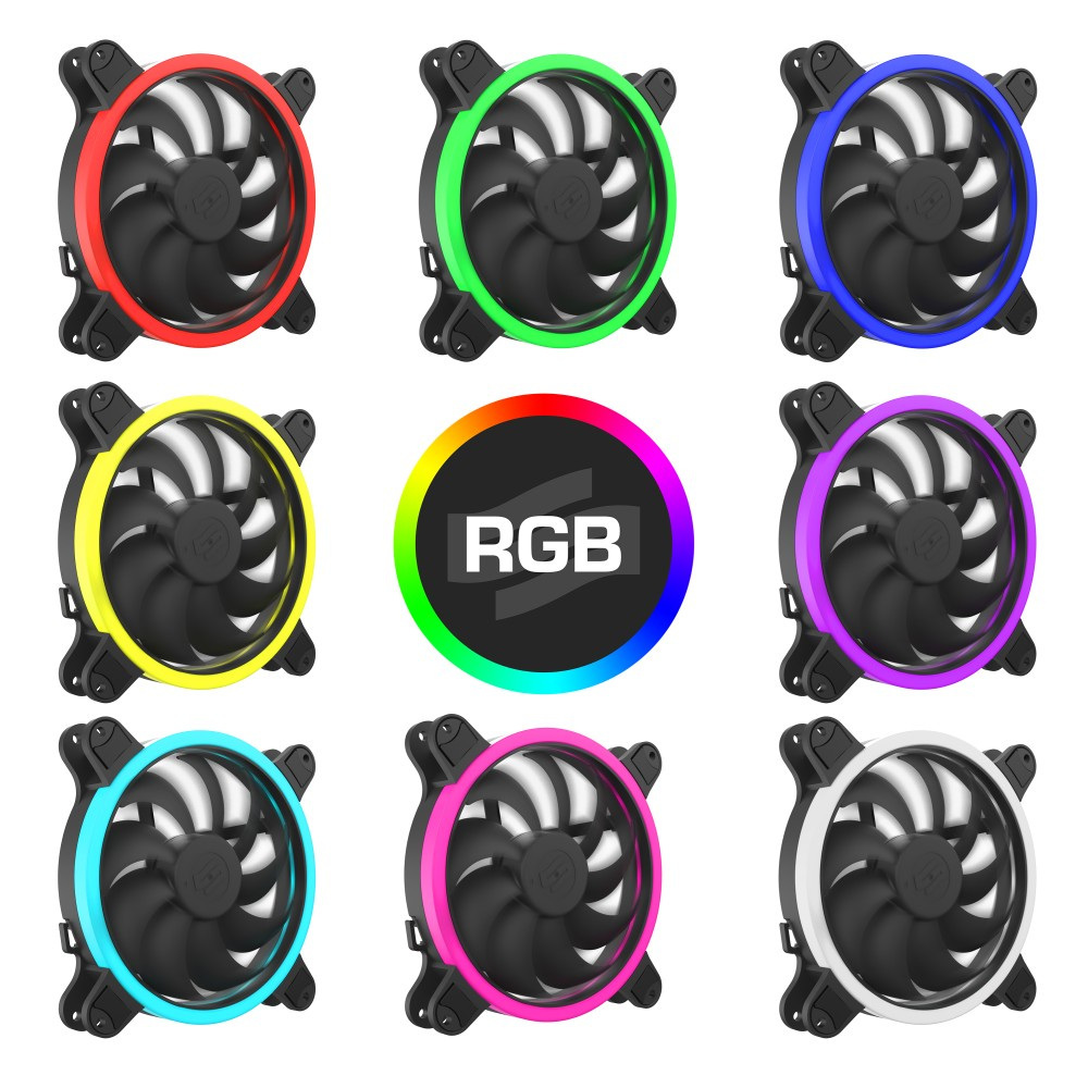 Wentylator SilentiumPC Corona HP RGB 140mm 3pack + kontroler Wentylator SilentiumPC Corona HP RGB 140mm 3pack + kontroler