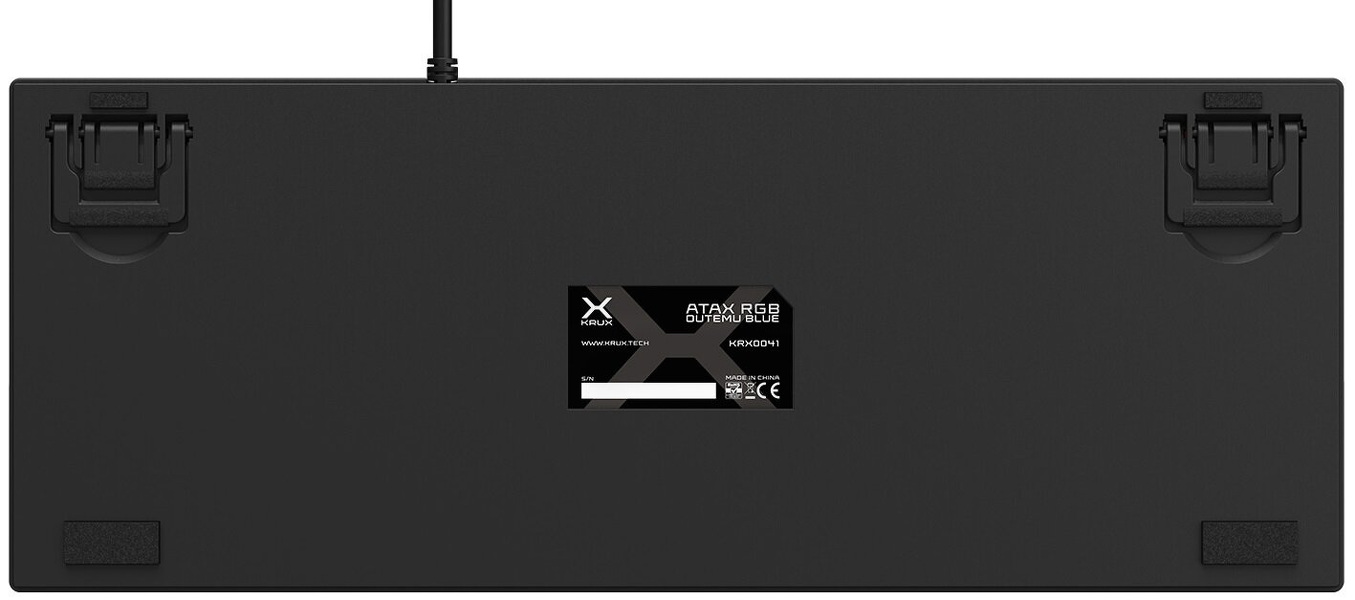 Zdjęcie produktu: Klawiatura gamingowa Krux Atax RGB Outemu Blue, mechaniczna