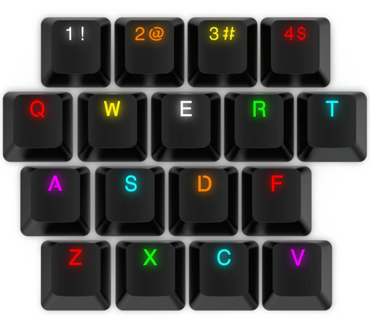 Nakładki klawiszy klawiatury SPC Gear KC104 Black Double Shot PBT Keycaps (SPG029) Nakładki klawiszy klawiatury SPC Gear KC104 Black Double Shot PBT Keycaps (SPG029)