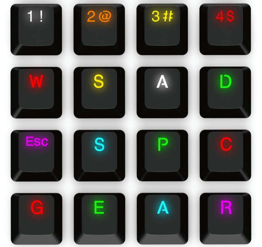 Nakładki klawiszy klawiatury SPC Gear KC104 Black Double Shot PBT Keycaps (SPG029) Nakładki klawiszy klawiatury SPC Gear KC104 Black Double Shot PBT Keycaps (SPG029)