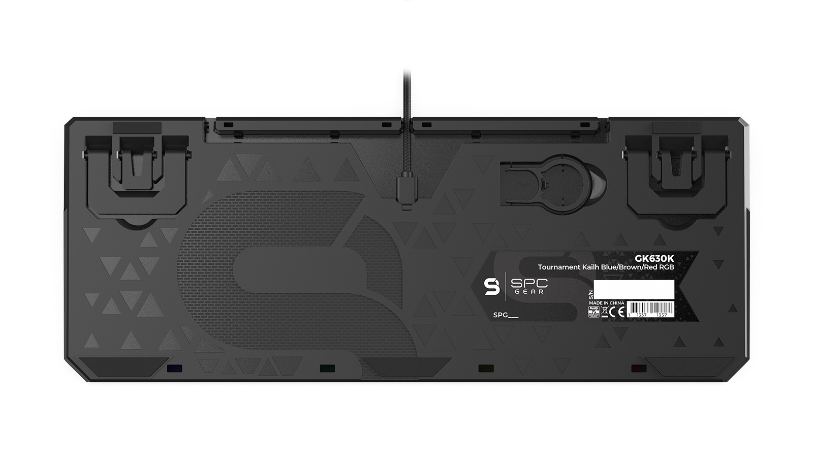 Klawiatura gamingowa SPC Gear GK630K Tournament Kailh Blue RGB DE (SPG065)
