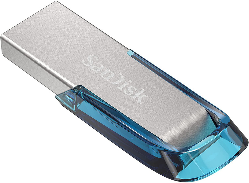 Zdjęcie produktu: SanDisk Ultra Flair 128GB USB 3.0 niebieski