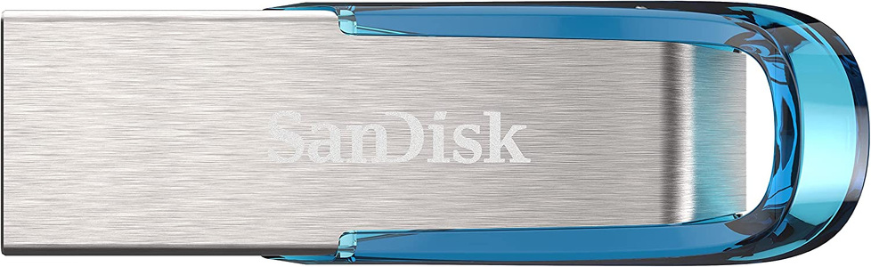 Miniatura produktu: Pendrive SanDisk Ultra Flair 128GB Flash Drive USB 3.0 - niebieski (SDCZ73-128G-G46B)