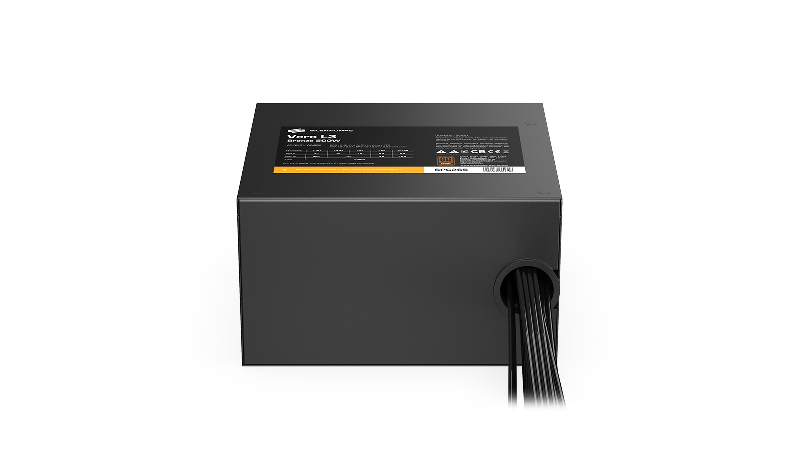 Zasilacz SilentiumPC Vero L3 Bronze 500W Zasilacz SilentiumPC Vero L3 Bronze 500W