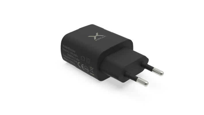 Ładowarka do telefonu Krux WALL Charger 2x USB 2.4A