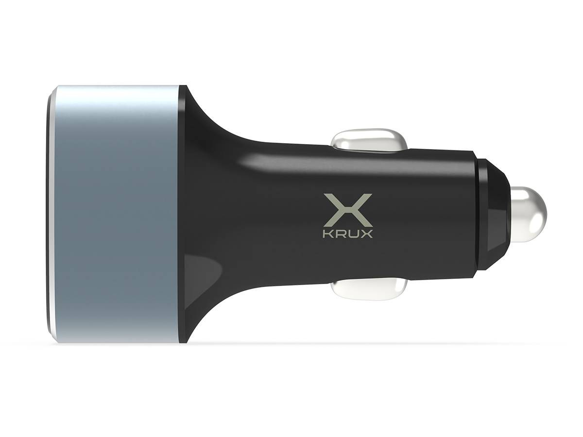 Samochodowa ładowarka do telefonu Krux USB CAR Charger 3x USB QC 3.0