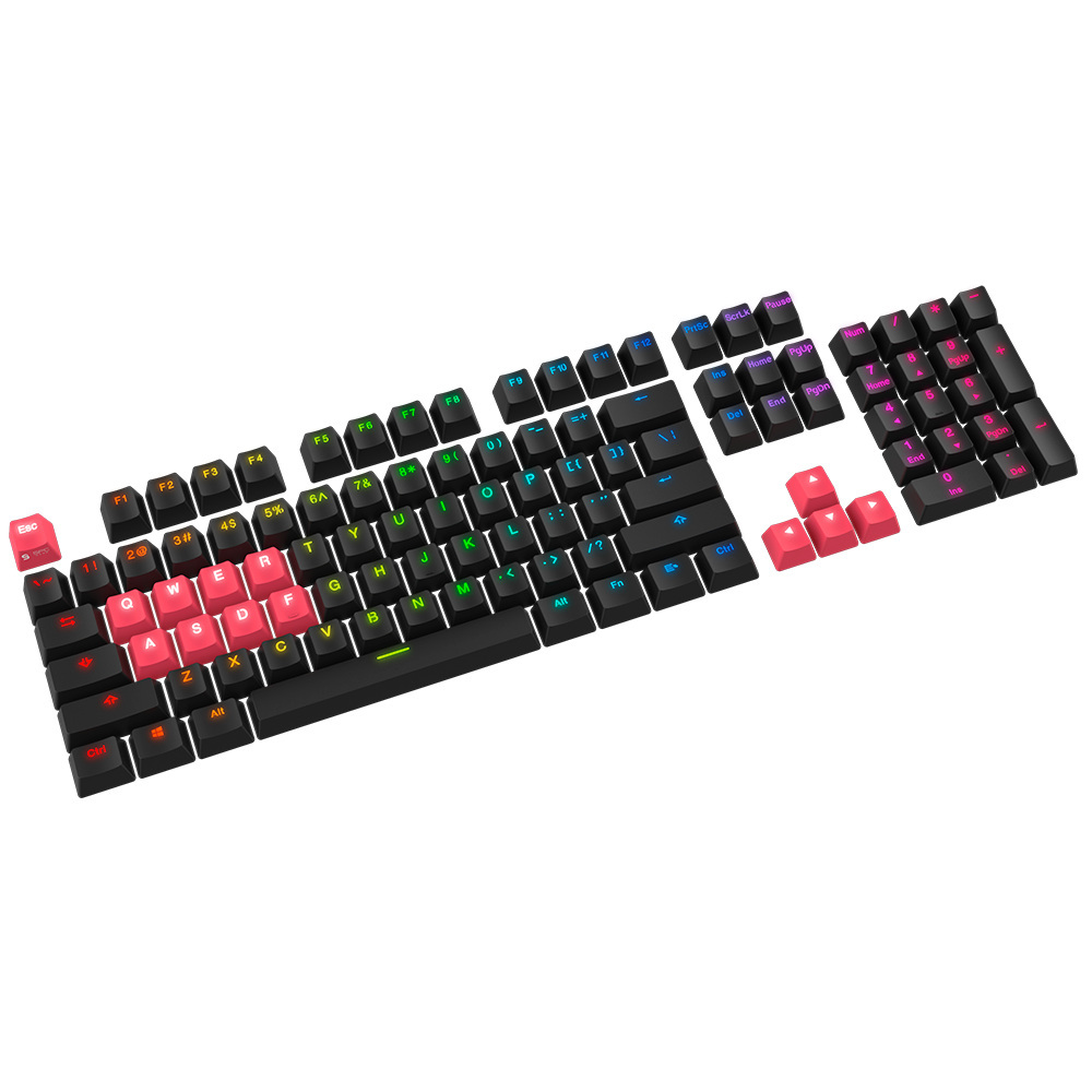 Nakładki klawiszy klawiatury SPC Gear KC13 CRIMSON Double Shot PBT Keycaps (SPG039)