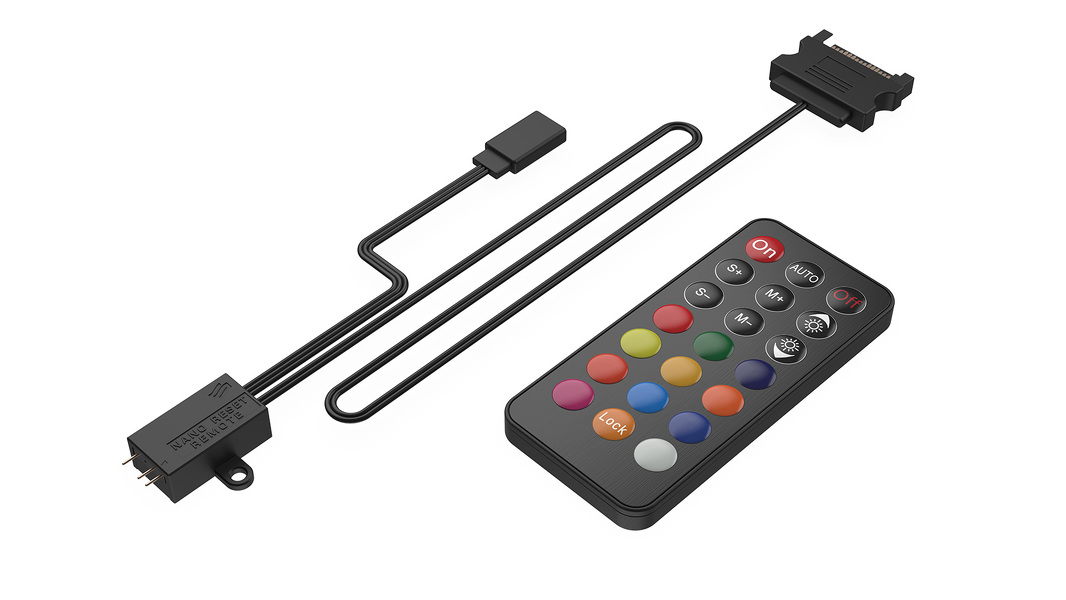 Zdjęcie produktu: SilentiumPC Nano Reset Remote ARGB Kit Zdjęcie produktu: SilentiumPC Nano Reset Remote ARGB Kit