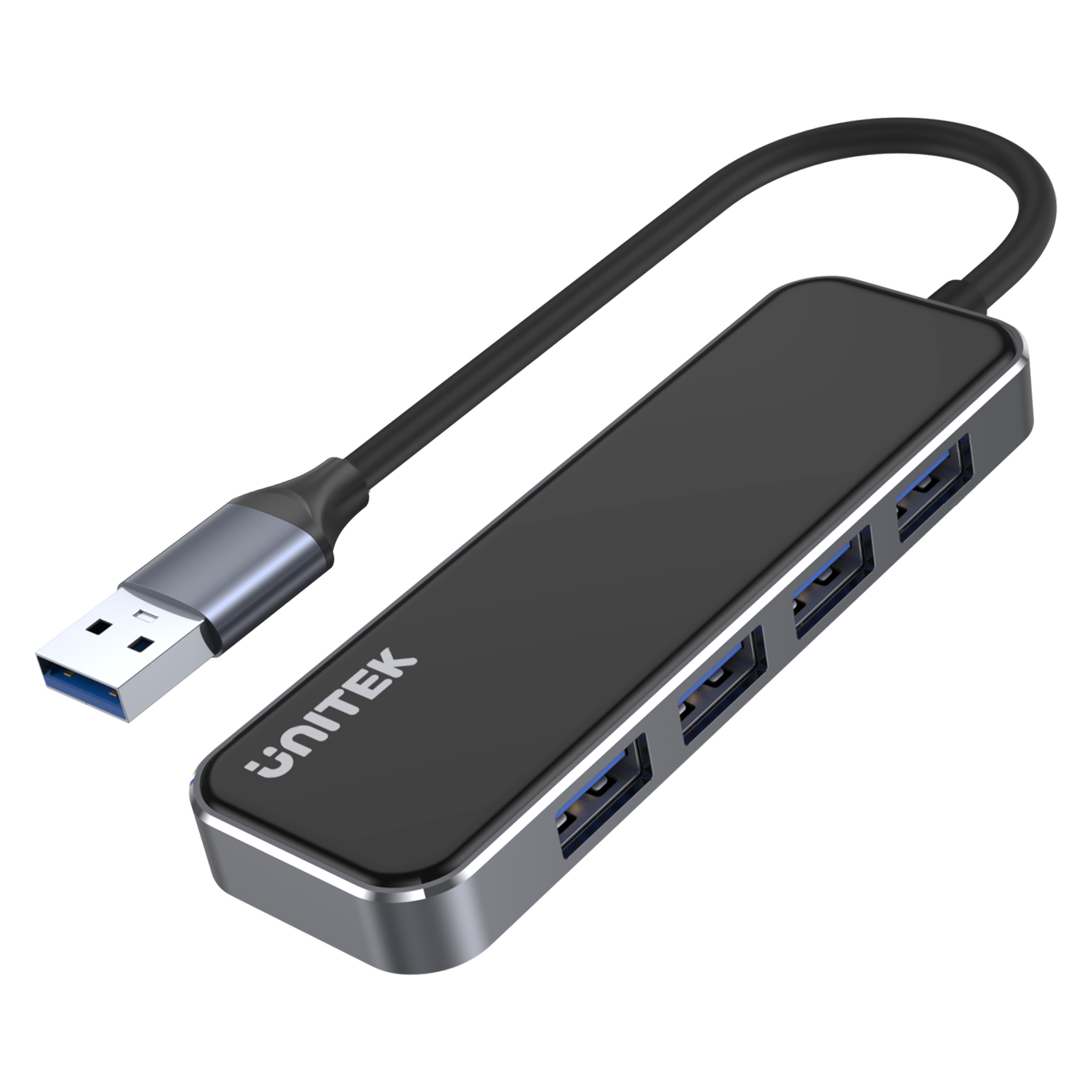 Unitek HUB 4 x USB A 3.1 Gen 1 - szklany (H1109A)