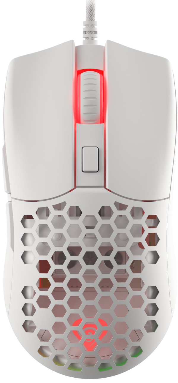 Zdjęcie produktu: Lekka mysz Genesis Krypton 750 RGB, gamingowa biała PAW3333