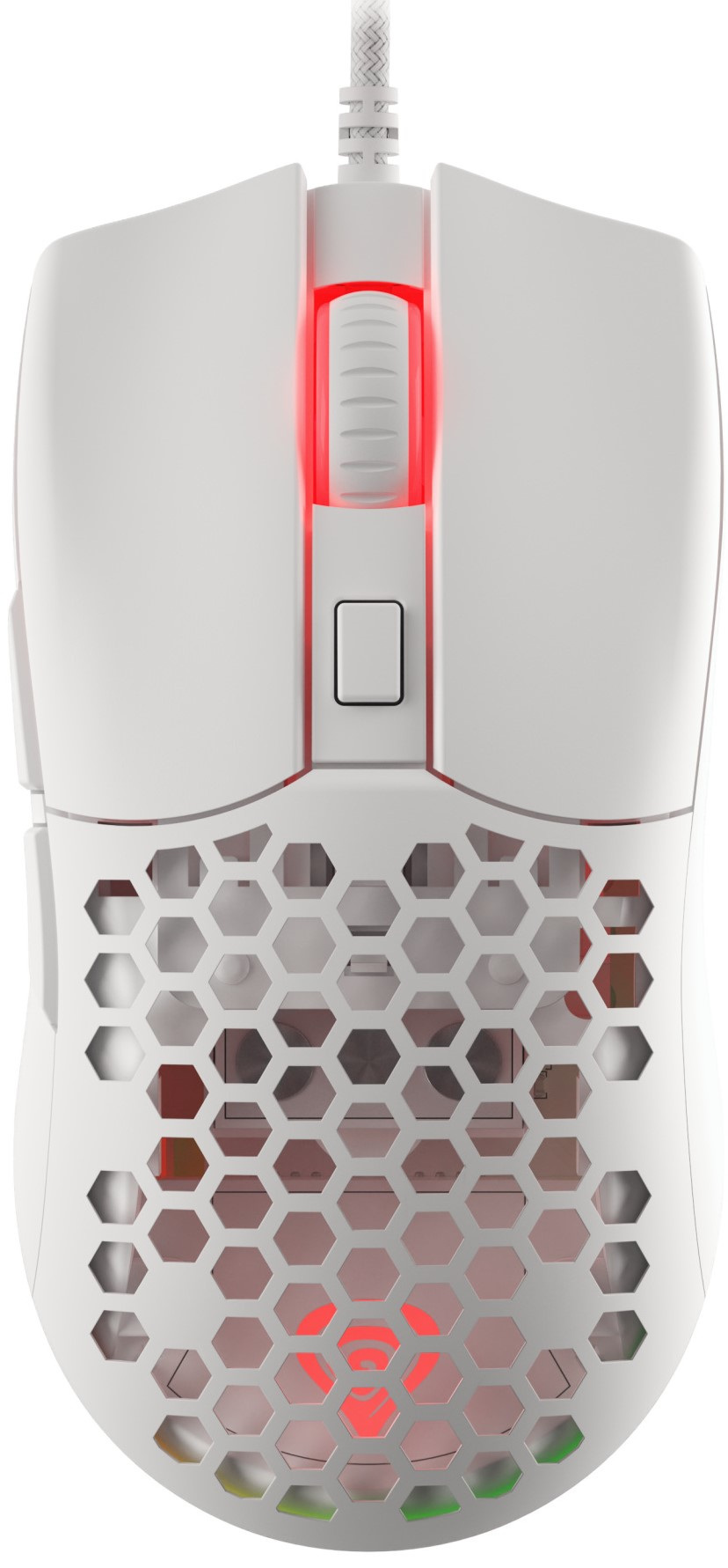 Lekka mysz Genesis Krypton 750 RGB, gamingowa biała PAW3333
