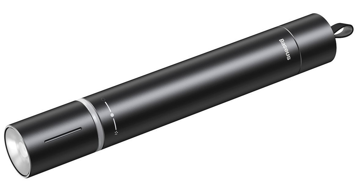 Zdjęcie produktu: Akcesorium samochodowe Baseus 2w1 młotek do szyb + latarka - czarne (CRSFH-B01)