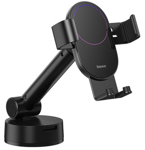 Miniatura produktu: Samochodowy uchwyt grawitacyjny do telefonu Baseus Simpslism z przyssawką - czarny (SUYL-JY01) Miniatura produktu: Samochodowy uchwyt grawitacyjny do telefonu Baseus Simpslism z przyssawką - czarny (SUYL-JY01)