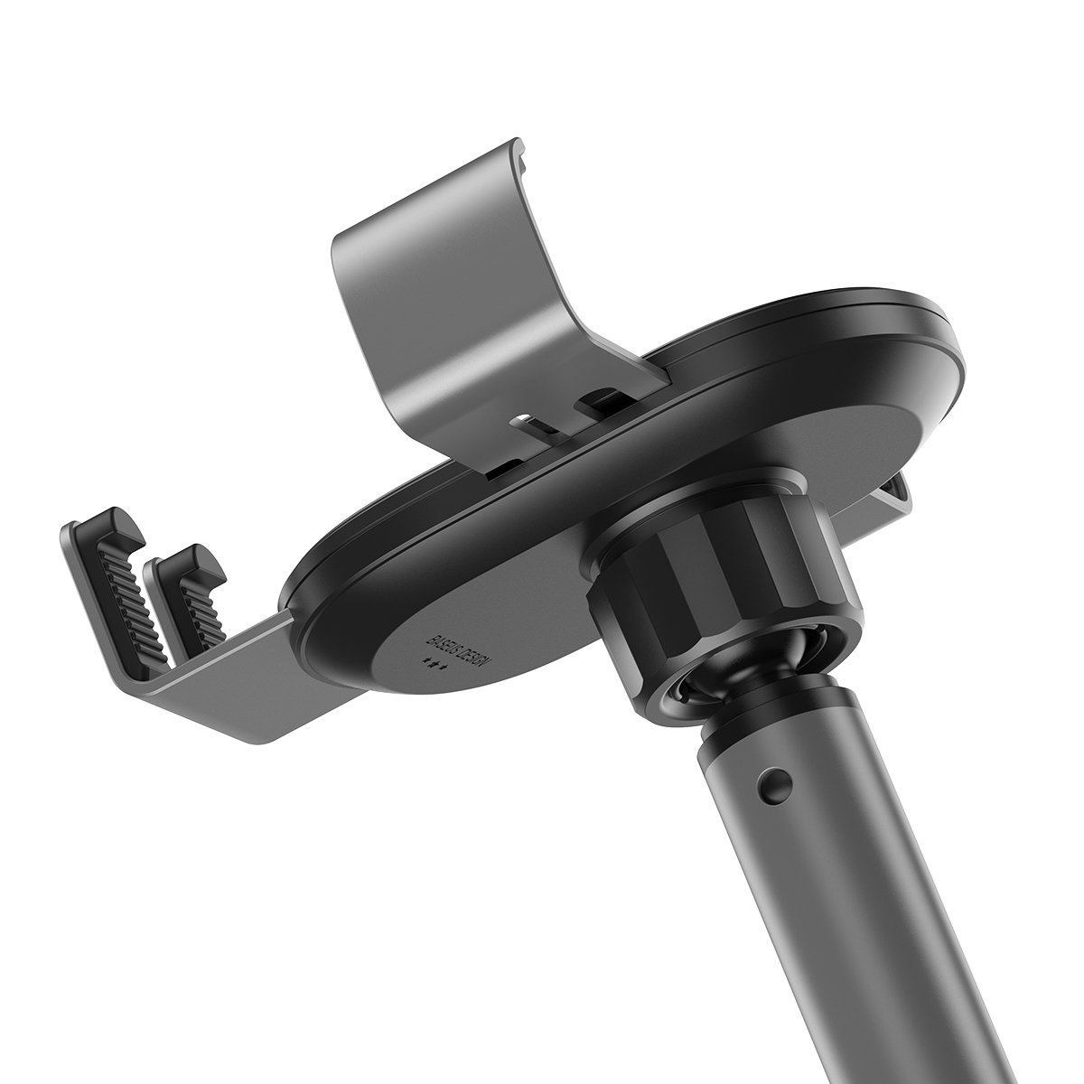 Samochodowy uchwyt grawitacyjny do telefonu Baseus Simpslism z przyssawką - srebrny (SUYL-JY0S)