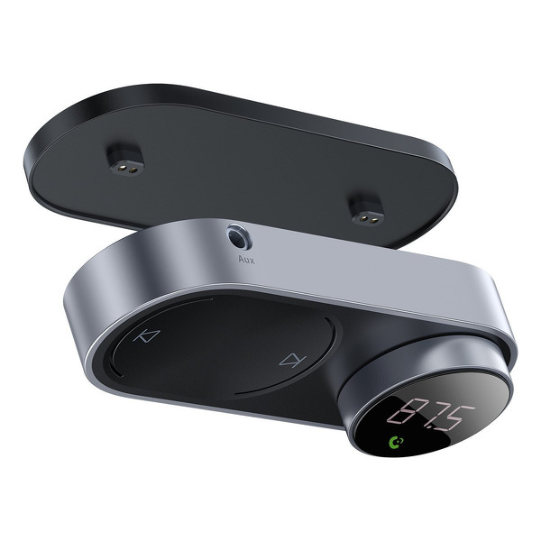 Zdjęcie produktu: Transmiter FM Baseus Solar Car, Bluetooth 5.0, TF, AUX - czarny (CDMP000001)