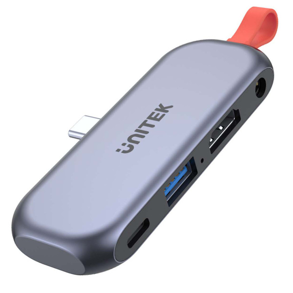 Zdjęcie produktu: HUB USB TYP-C mobile, HDMI 4K, audio, PD 100W Unitek (D1070A) Zdjęcie produktu: HUB USB TYP-C mobile, HDMI 4K, audio, PD 100W Unitek (D1070A)