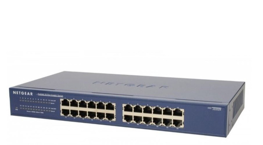 Miniatura produktu: NETGEAR JGS524-200EUS 24 x 10/100/1000 Ethernet Switch Rack-mountable