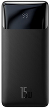 Miniatura zdjęcia: Powerbank Baseus Bipow 10000mAh, 2xUSB, USB TYP-C, 15W - czarny (PPDML-I01)