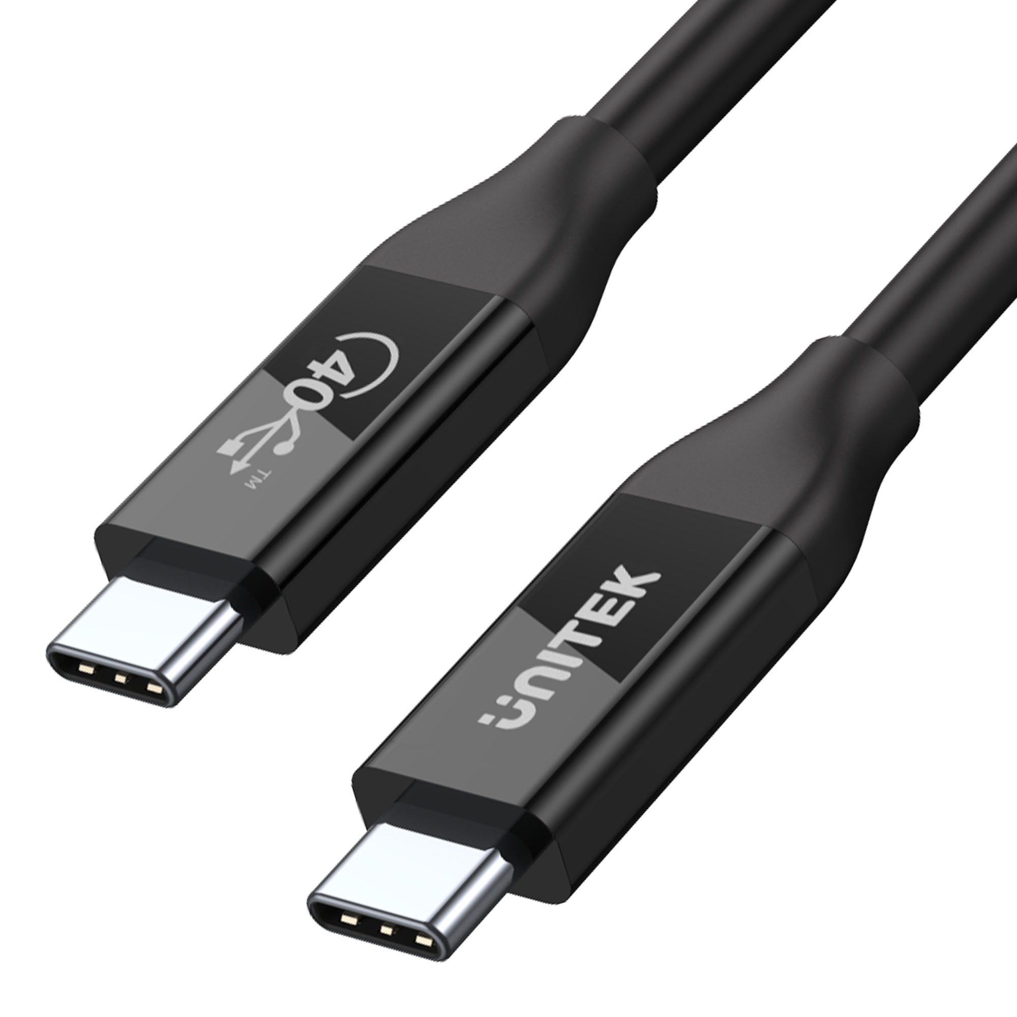 Unitek Przewód USB Typ-C do C (C14100BK-0.8M