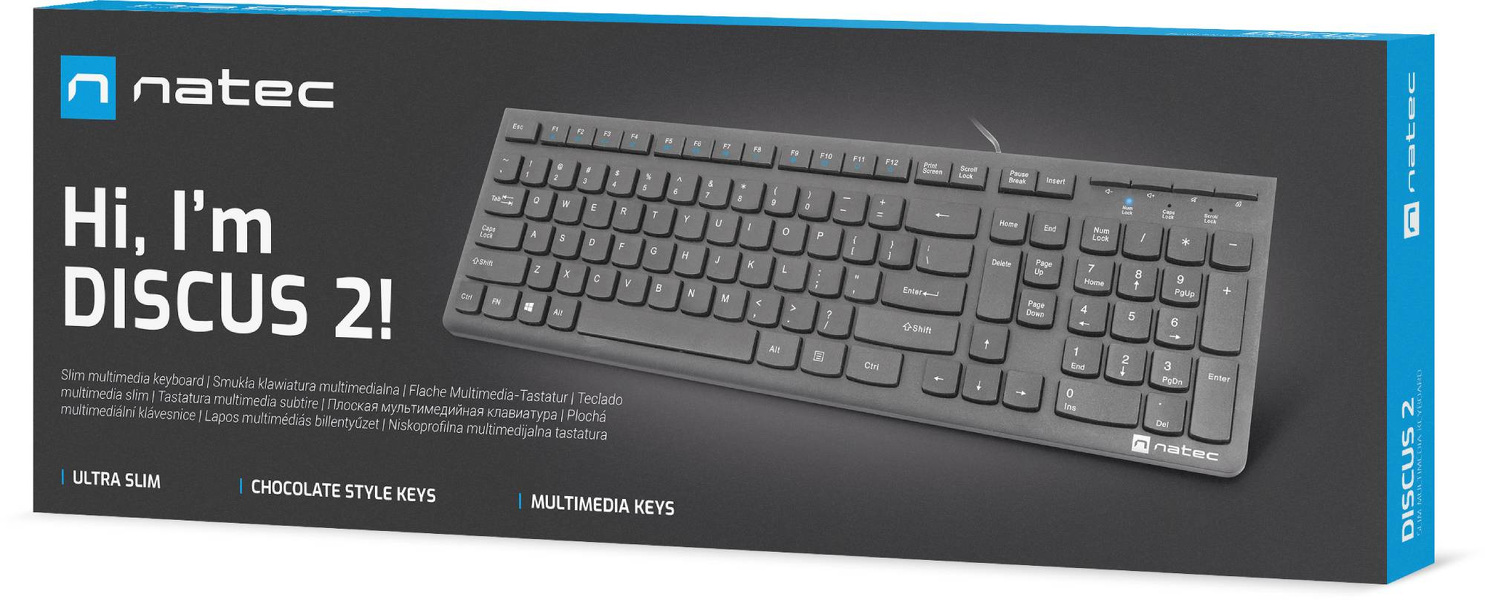 Zdjęcie produktu: Natec Discus 2 czarna (NKL-1829)