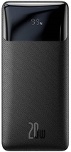 Miniatura zdjęcia: Powerbank Baseus Bipow 10000mAh, 2xUSB, USB TYP-C, 20W - czarny (PPDML-L01)