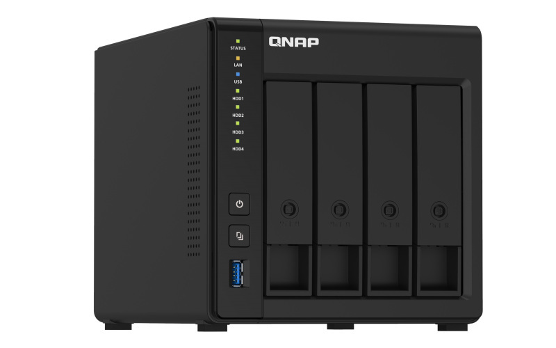 Serwer plików QNAP TS-451D2-2G rozbudowany do 8G 4-bay, Celeron J4025 dual-core 2.0 /2.9 GHz , 8G RAM DDR4, 2x 1 GbE LAN, 4xUSB 3.2, 1xHDMI Serwer plików QNAP TS-451D2-2G rozbudowany do 8G 4-bay, Celeron J4025 dual-core 2.0 /2.9 GHz , 8G RAM DDR4, 2x 1 GbE LAN, 4xUSB 3.2, 1xHDMI