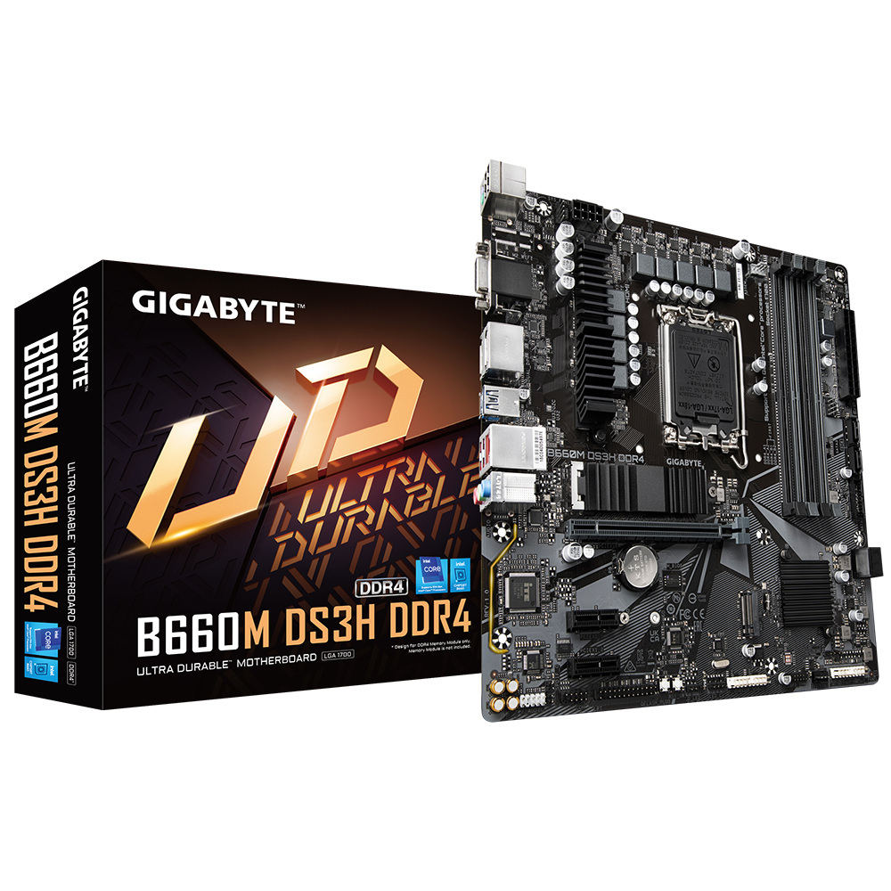 Płyta główna Gigabyte B660M DS3H DDR4 LGA1700 Płyta główna Gigabyte B660M DS3H DDR4 LGA1700