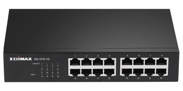 Miniatura produktu: EDIMAX GS-1016 V2 16-portowy przełącznik szerokopasmowy gigabitowy