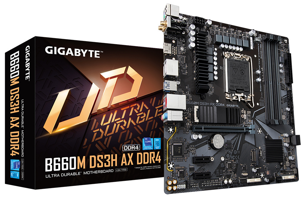 Płyta główna Gigabyte B660M DS3H AX DDR4 LGA1700 Płyta główna Gigabyte B660M DS3H AX DDR4 LGA1700