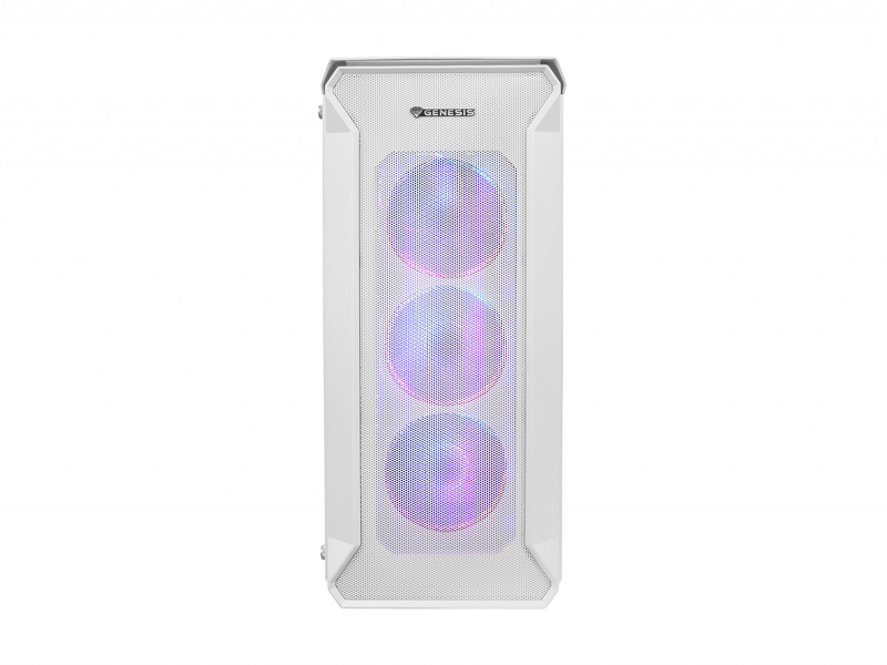 Zdjęcie produktu: Obudowa do komputera Genesis IRID 505 ARGB Biała (NPC-1872) Zdjęcie produktu: Obudowa do komputera Genesis IRID 505 ARGB Biała (NPC-1872)