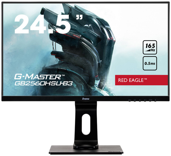 Zdjęcie produktu: iiyama G-Master GB2560HSU-B3 Red Eagle 25" FHD TN 165Hz 0,5m FreeSync PIVOT - z gwarancją iiyama 3 lata - zero martwych pikseli 30 dni