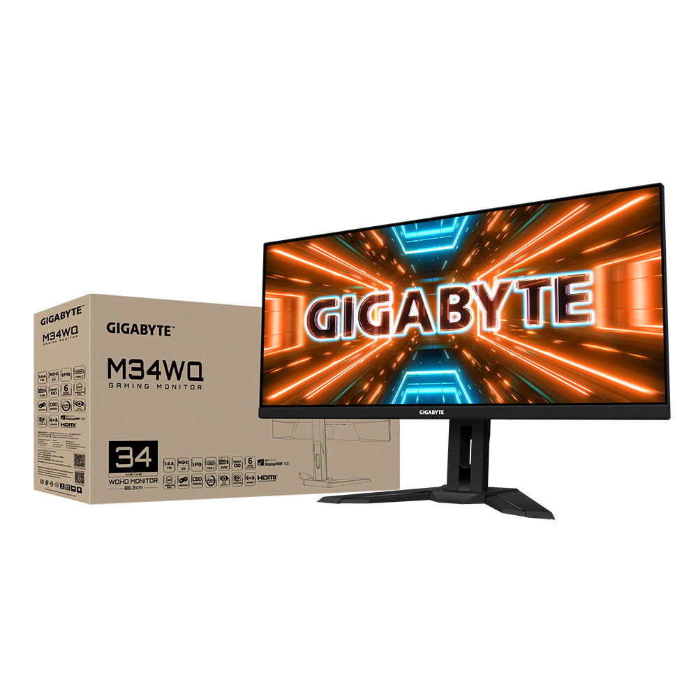 Gigabyte Aorus M34WQ Gaming UWQHD IPS 144Hz