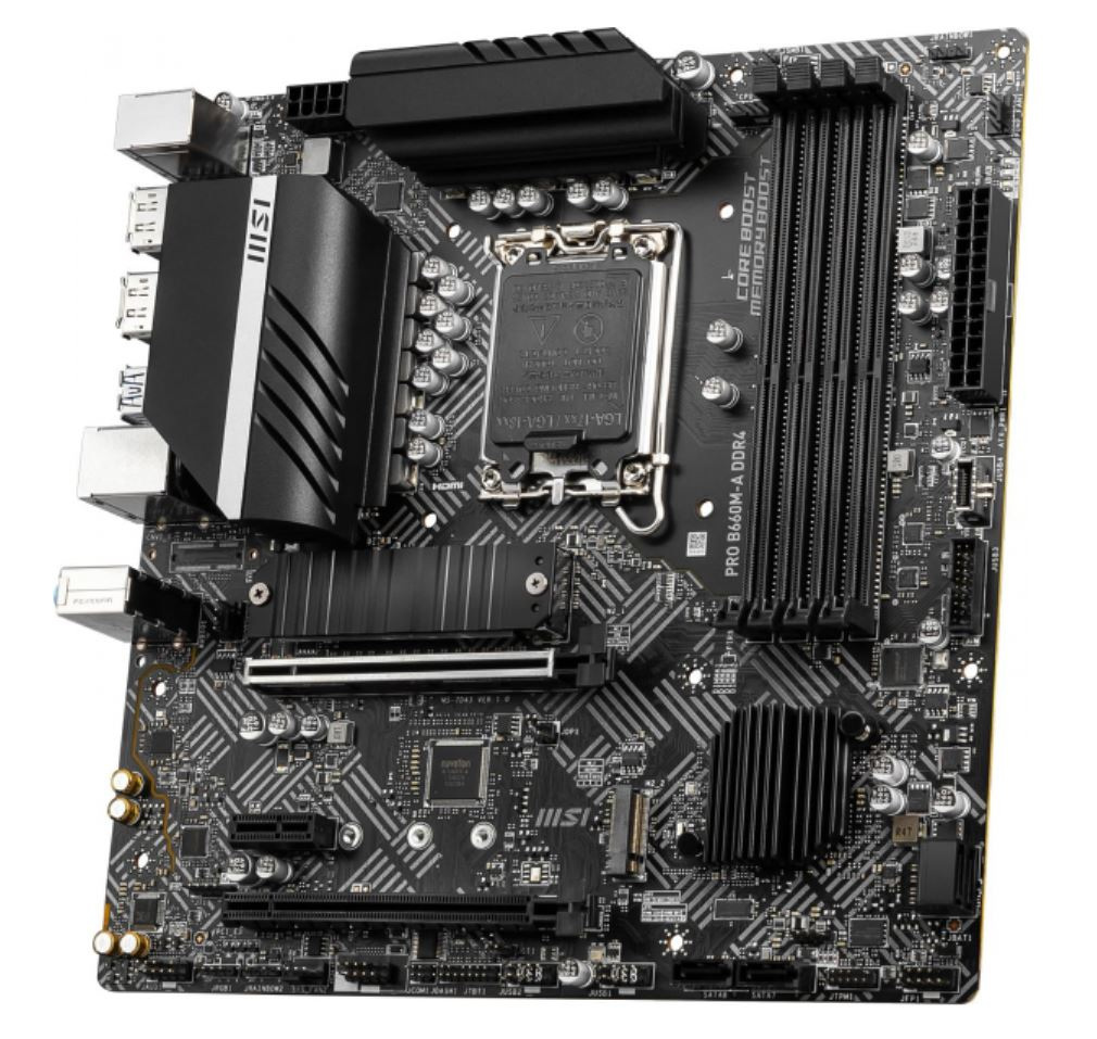 Płyta główna MSI PRO B660M-A DDR4 LGA1700 Płyta główna MSI PRO B660M-A DDR4 LGA1700