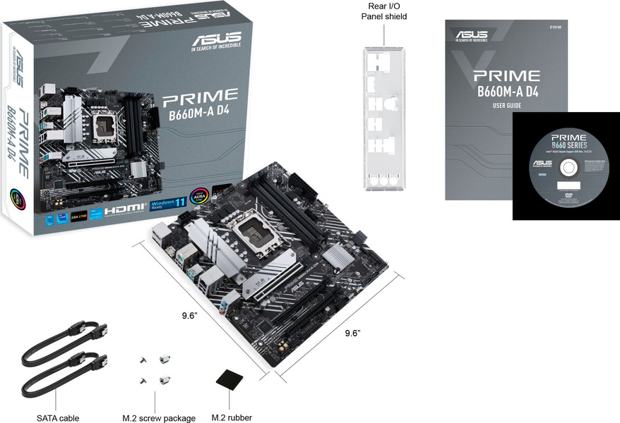 Zdjęcie produktu: Płyta główna ASUS PRIME B660M-A D4 DDR4 LGA1700