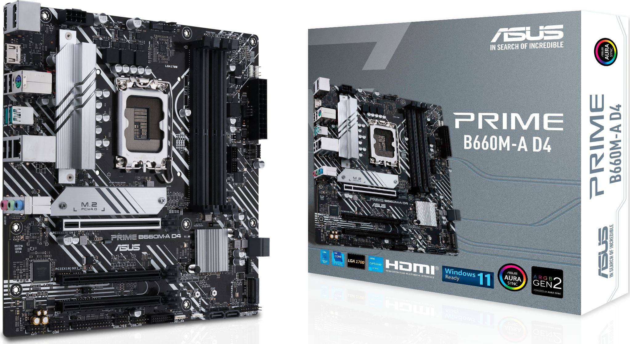 Płyta główna ASUS PRIME B660M-A D4 DDR4 LGA1700