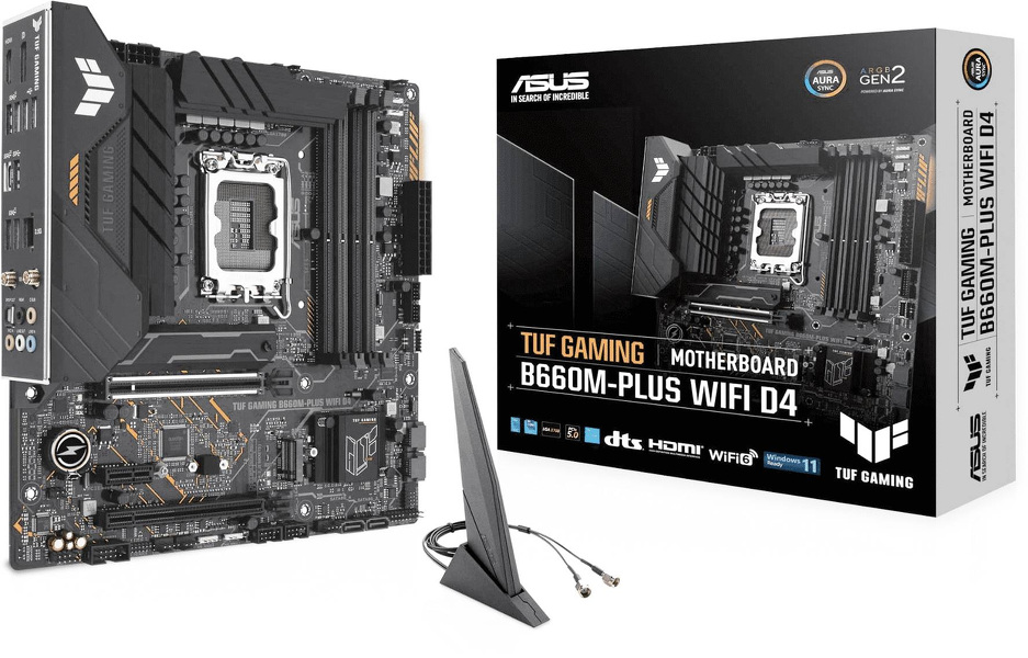 Zdjęcie produktu: Płyta główna ASUS TUF GAMING B660M-PLUS WIFI D4 DDR4 LGA1700