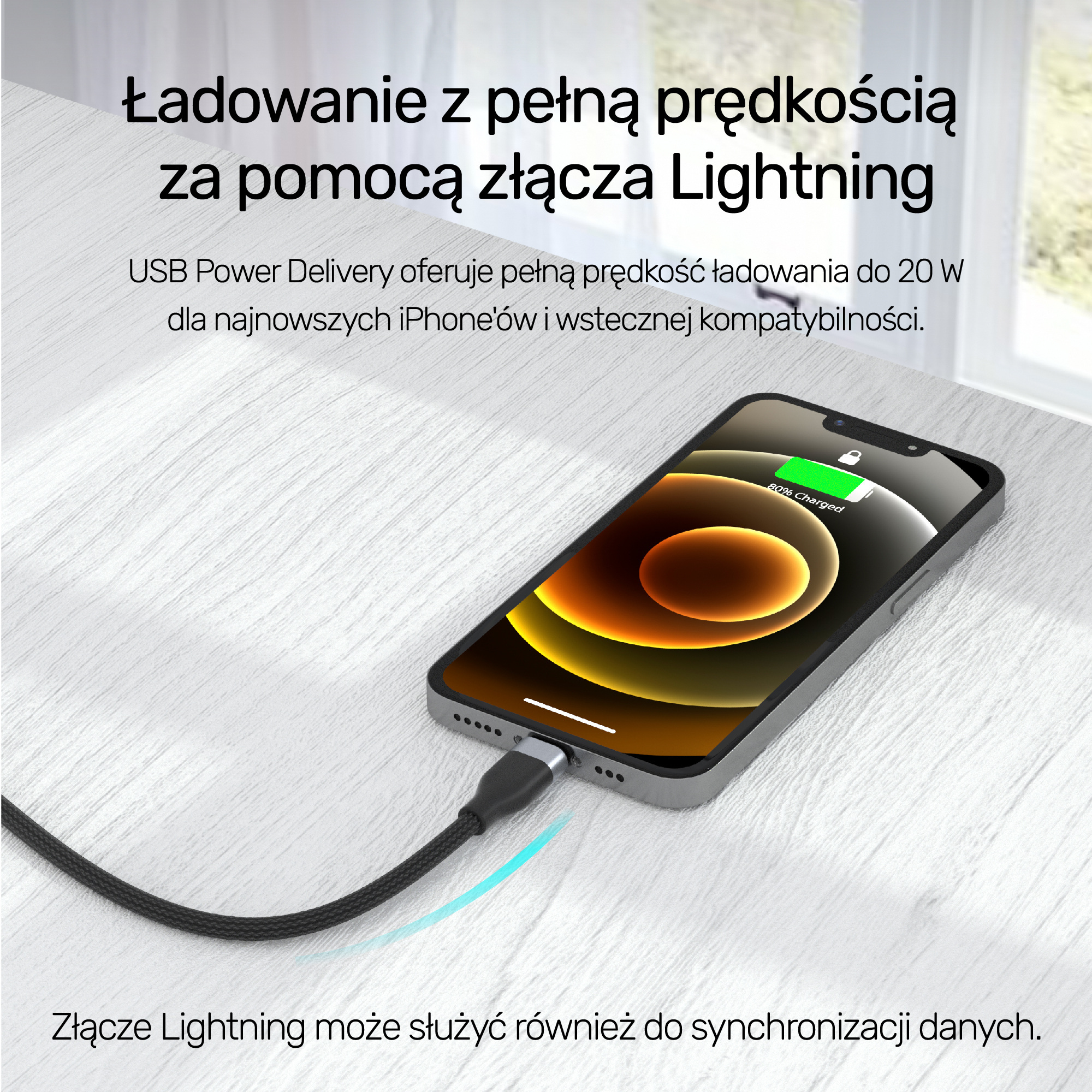 Przewód ładujący USB TYP-C 3 w 1 Lightning / USB TYP-C / microUSB Unitek - czarny (C14101BK-1.5M) Przewód ładujący USB TYP-C 3 w 1 Lightning / USB TYP-C / microUSB Unitek - czarny (C14101BK-1.5M)