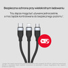 Miniatura zdjęcia: Przewód ładujący USB TYP-C 3 w 1 Lightning / USB TYP-C / microUSB Unitek - czarny (C14101BK-1.5M) Miniatura zdjęcia: Przewód ładujący USB TYP-C 3 w 1 Lightning / USB TYP-C / microUSB Unitek - czarny (C14101BK-1.5M)