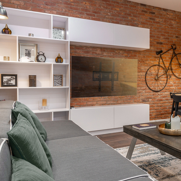 Zdjęcie produktu: Wozinsky uchwyt na telewizor (max 55'' / 45kg) na ścianę z regulacją kąta nachylenia VESA 100x100mm / 400x400mm czarny (WWM-F55)