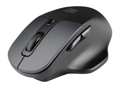 Miniatura produktu: Mysz bezprzewodowa cicha Natec Blackbird 2 Black Wireless Nano 2.4Ghz, Bezklikowa, NMY-1874