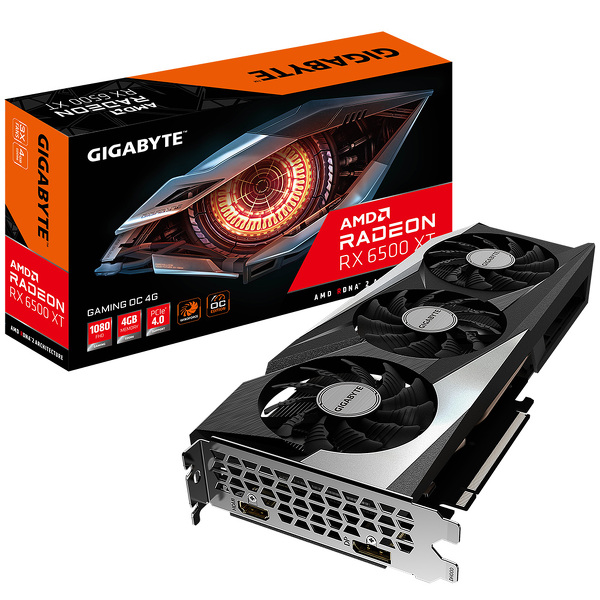 Zdjęcie produktu: Gigabyte Radeon RX 6500 XT GAMING OC 4GB PCI-E GDDR6 (GV-R65XTGAMING OC-4GD)