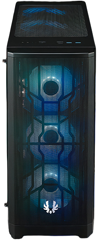 Obudowa do komputera BitFenix Nova Mesh TG ARGB, hartowane szkło, czarna