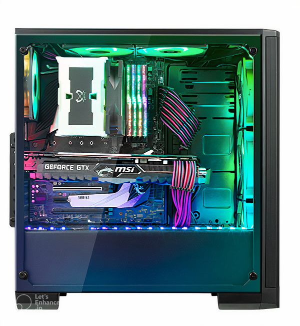 Zdjęcie produktu: Obudowa do komputera BitFenix Nova Mesh TG ARGB, hartowane szkło, czarna