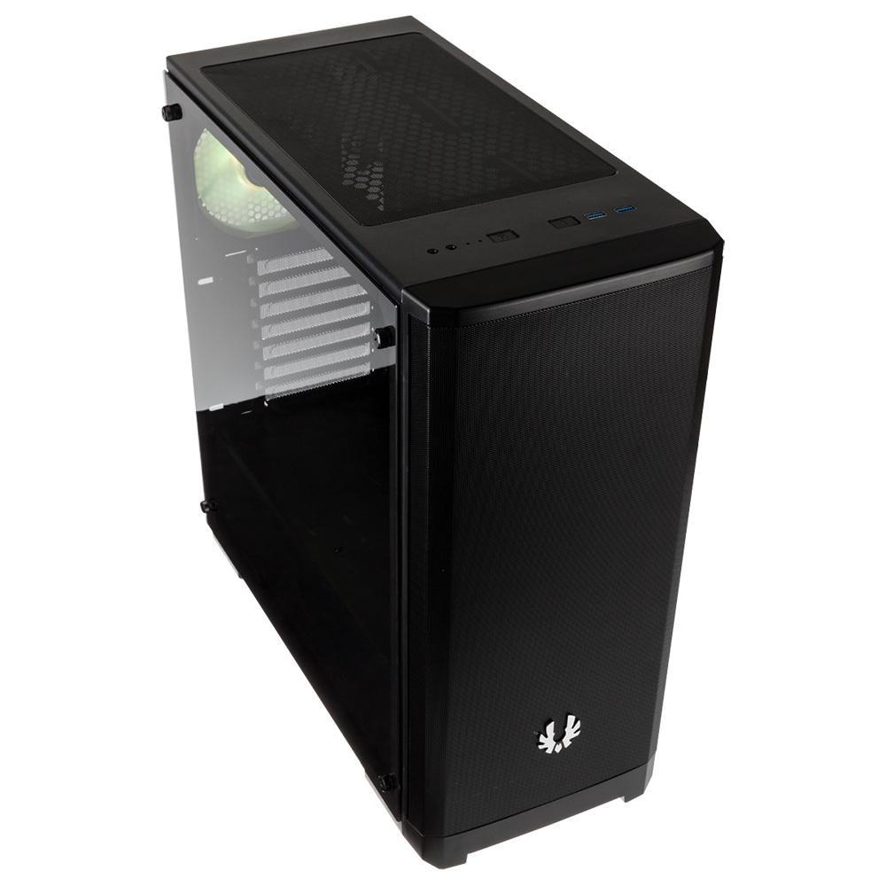 Obudowa do komputera BitFenix Nova Mesh TG, hartowane szkło, czarna