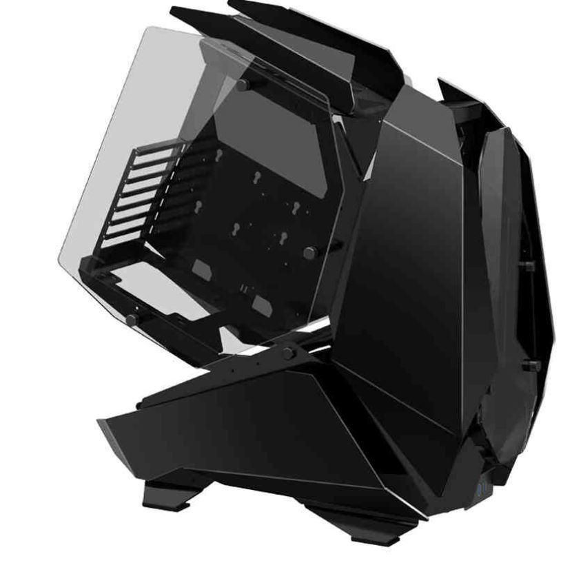 Obudowa do komputera Jonsbo MOD5 Big-Tower Showcase, hartowane szkło czarna