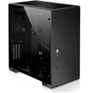 Miniatura produktu: Obudowa do komputera Jonsbo U5S Midi-Tower, hartowane szkło czarna