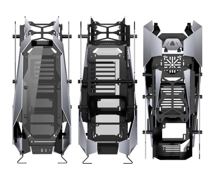 Zdjęcie produktu: Obudowa do komputera Jonsbo MOD5 Big-Tower Showcase, hartowane szkło szary Zdjęcie produktu: Obudowa do komputera Jonsbo MOD5 Big-Tower Showcase, hartowane szkło szary