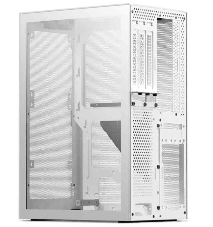 Obudowa do komputera Ssupd Meshlicious ITX, hartowane szkło, biała Obudowa do komputera Ssupd Meshlicious ITX, hartowane szkło, biała