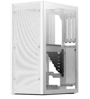Miniatura produktu: Obudowa do komputera Ssupd Meshlicious ITX, hartowane szkło, biała